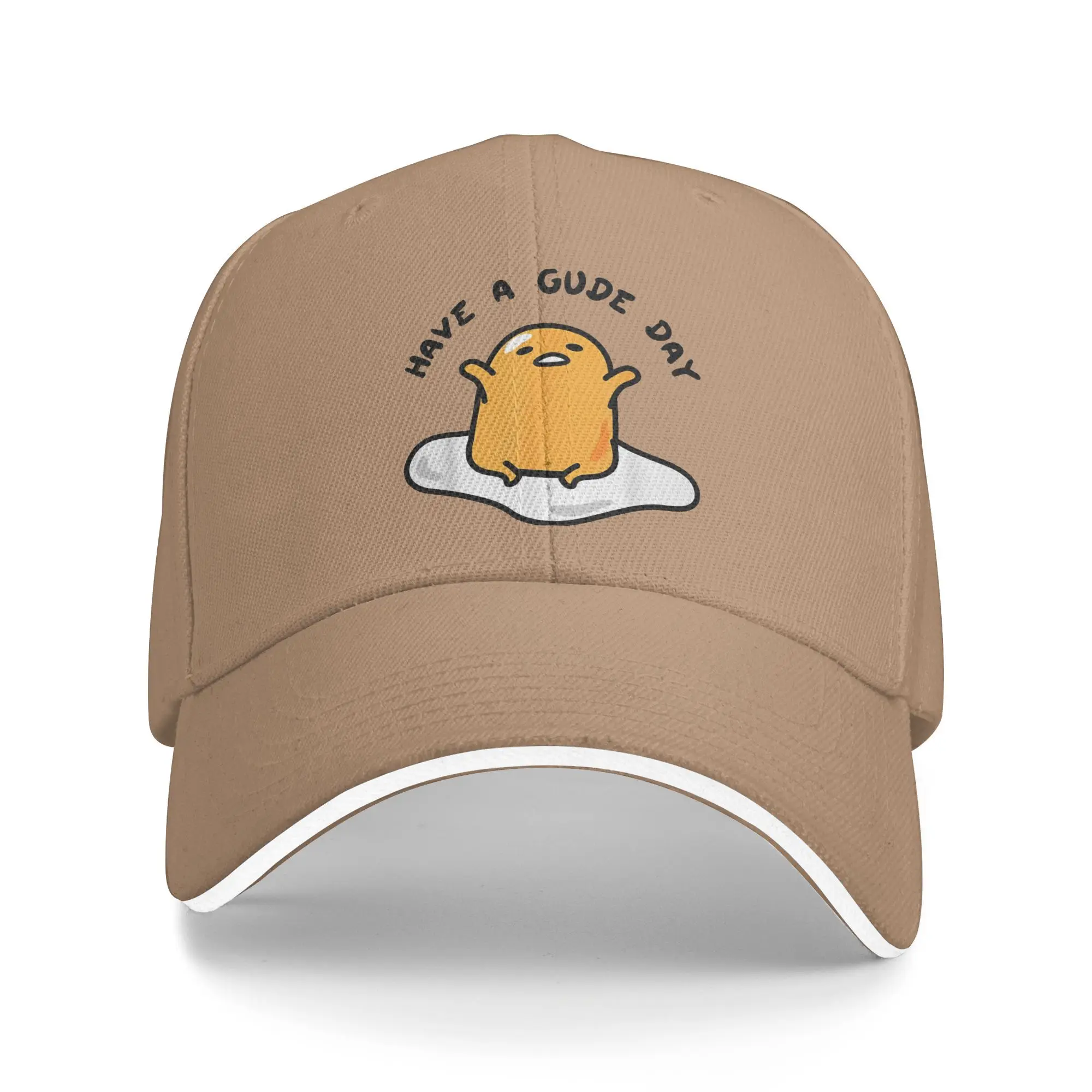 

Gudetama Have a Gude day Good Day Повседневная бейсболка Летняя шляпа дальнобойщика Лидер продаж Snapback Кепка для мужчин и взрослых y2k Ретро бейсболка