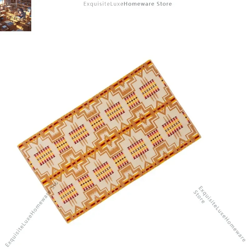 

Boshi and Outdoor Camping Towel Blanket Vintage Picnic Cloth Decorative Blanket Cotton Cotton Carpet