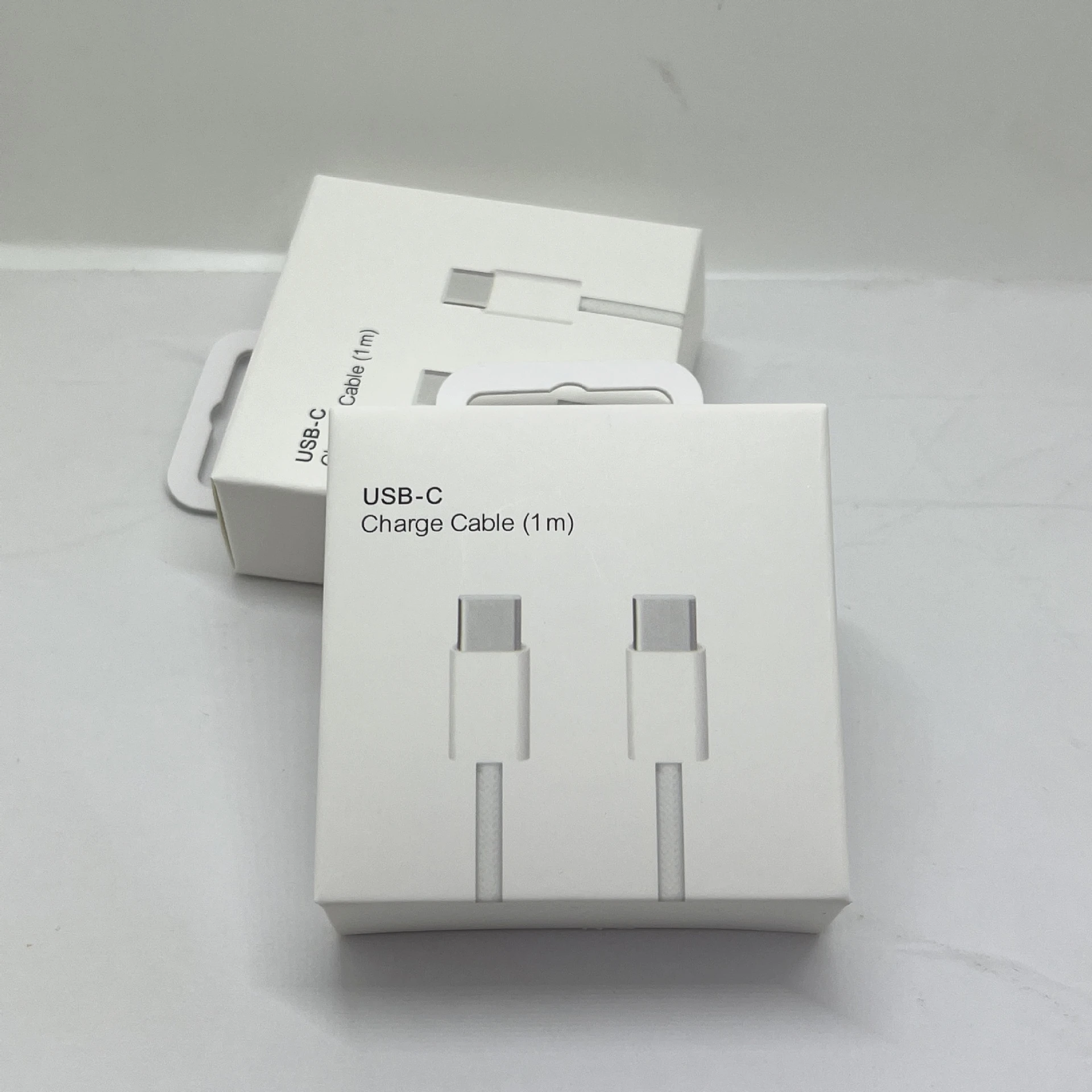 Cable de USB-C Original para iPhone 15 Pro Max PD, carga rápida de 60W para Huawei, Xiaomi, Samsung, accesorios de Cable de tejido tipo C