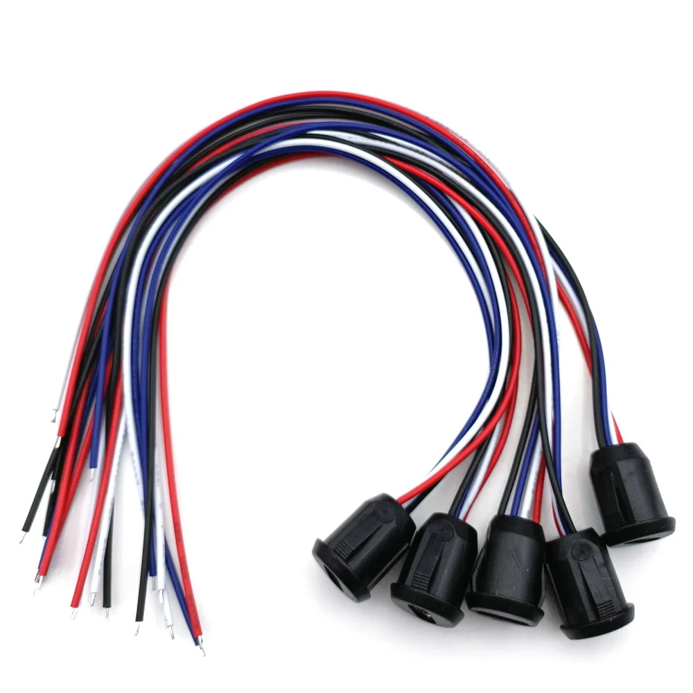 4 Pin Press Type USB Connector Type-C Waterproof with PH 2.0  Female Socket High Current Fast Charging jack port，With data pin