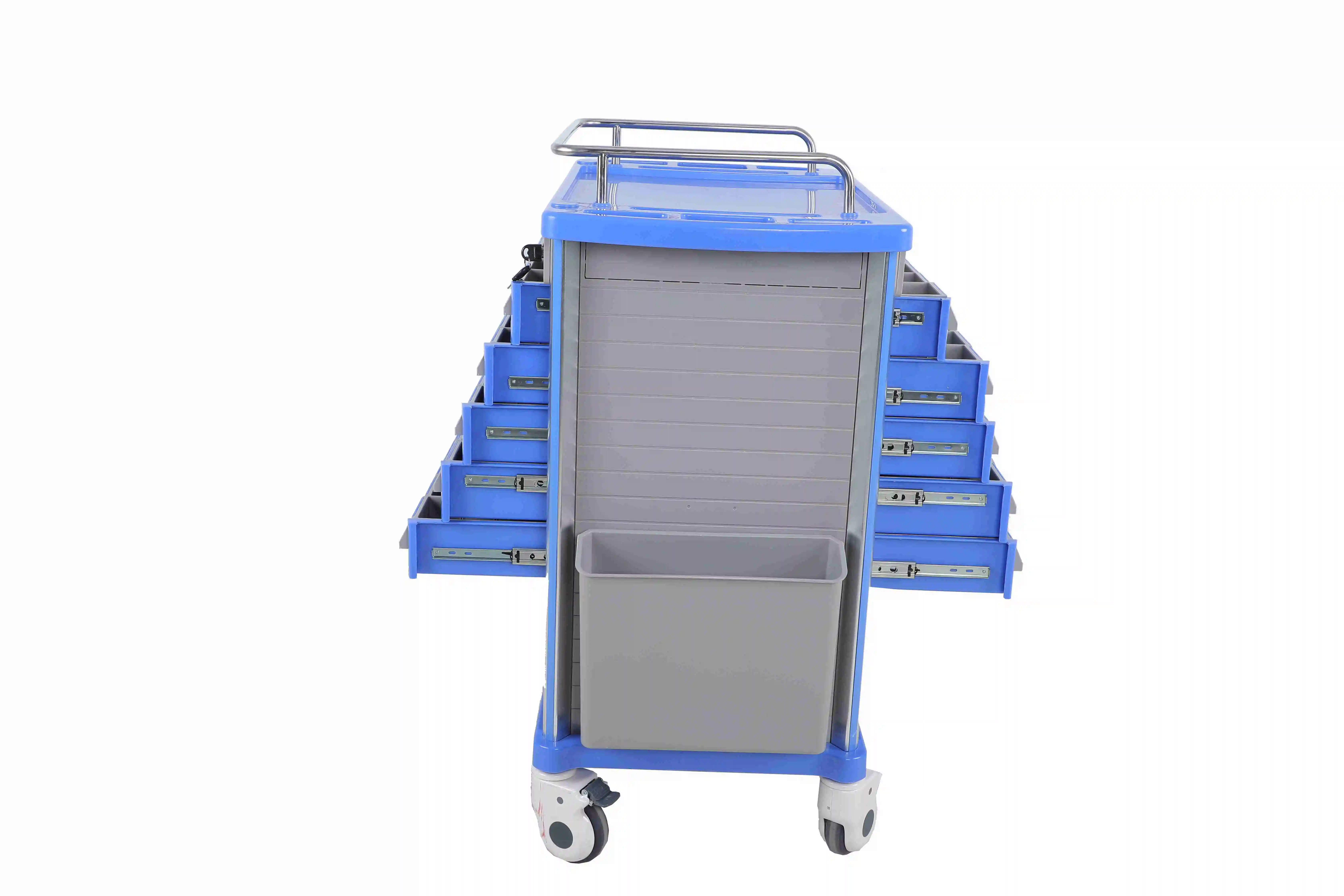 GINEE مستشفى عالي السعة Abs عربة الطوارئ عربة طبية عربة طبية للمستشفى #2