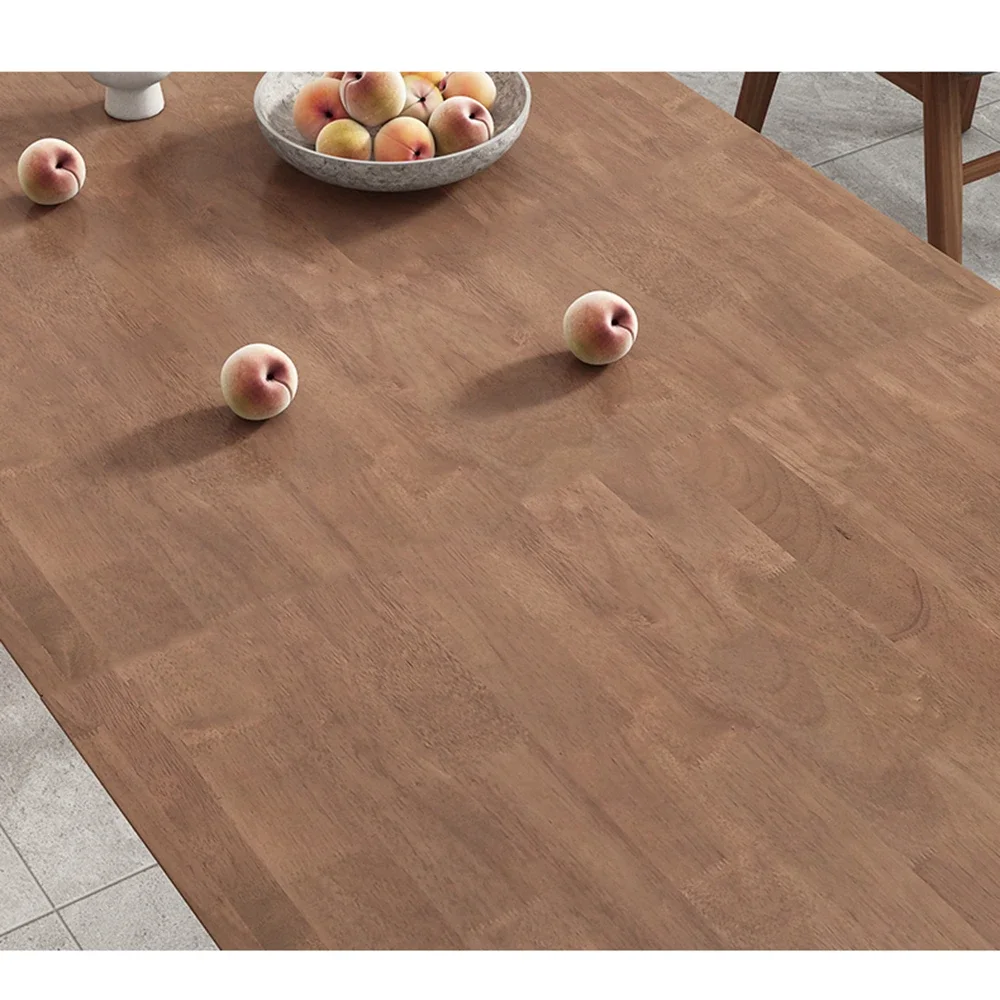 Juego de mesa de comedor de madera para el hogar, conjunto de muebles de comedor de Hotel con 4, 6 y 8 asientos y sillas