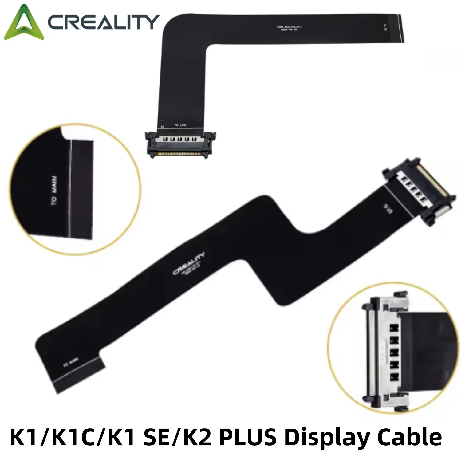 

3D Printing Spare Parts K1 Screen Cable Suitable for K1C/K1SE/K2 Plus Full Color Touch Screen Kit 3d Printer Part