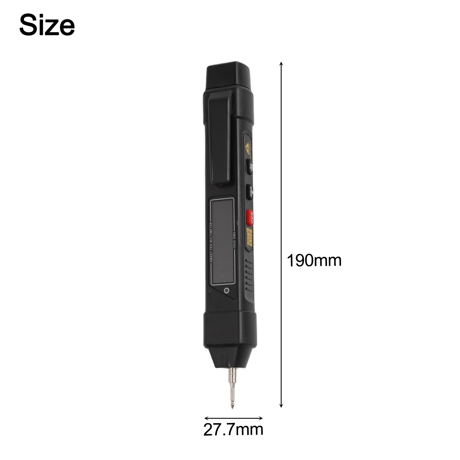 Digital Pencil Multimeter 4000 Count AC DC Voltage Ohm Diode Capacitance Hz Meter with for auto Ranging and NCV Detection