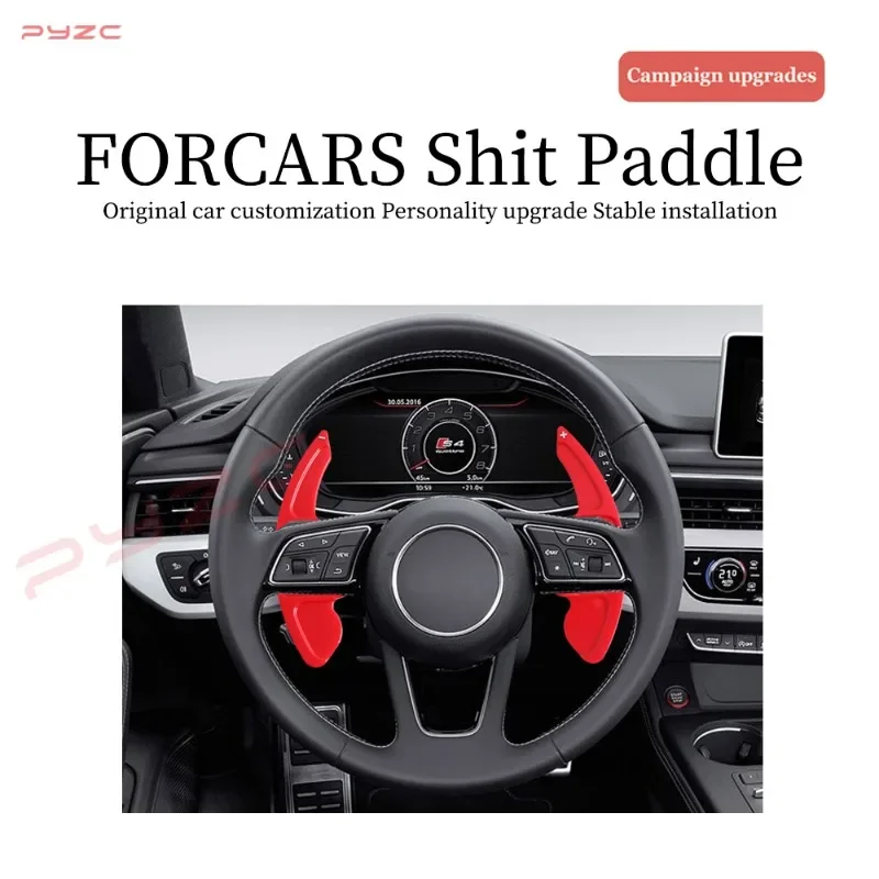 For Audi A3 A4 A5 A6 A7 A8 S3 S4 S5 S6 S7 S8 Q3 SQ5 Q7 Auto Steering Wheel Rear Shift Paddle Car Shift Equipment Semi Automatic