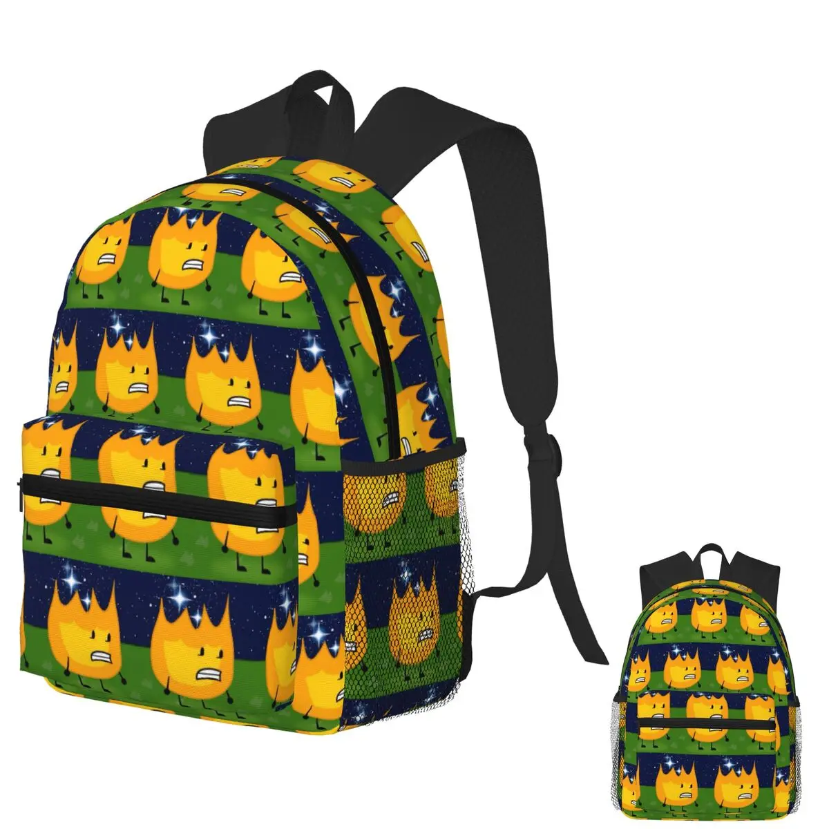 

Битва за острова мечты BFDI пожарный студенческий рюкзак школьная сумка походная дорожная рюкзак для мужчин и женщин модная сумка для книг сумки на плечо