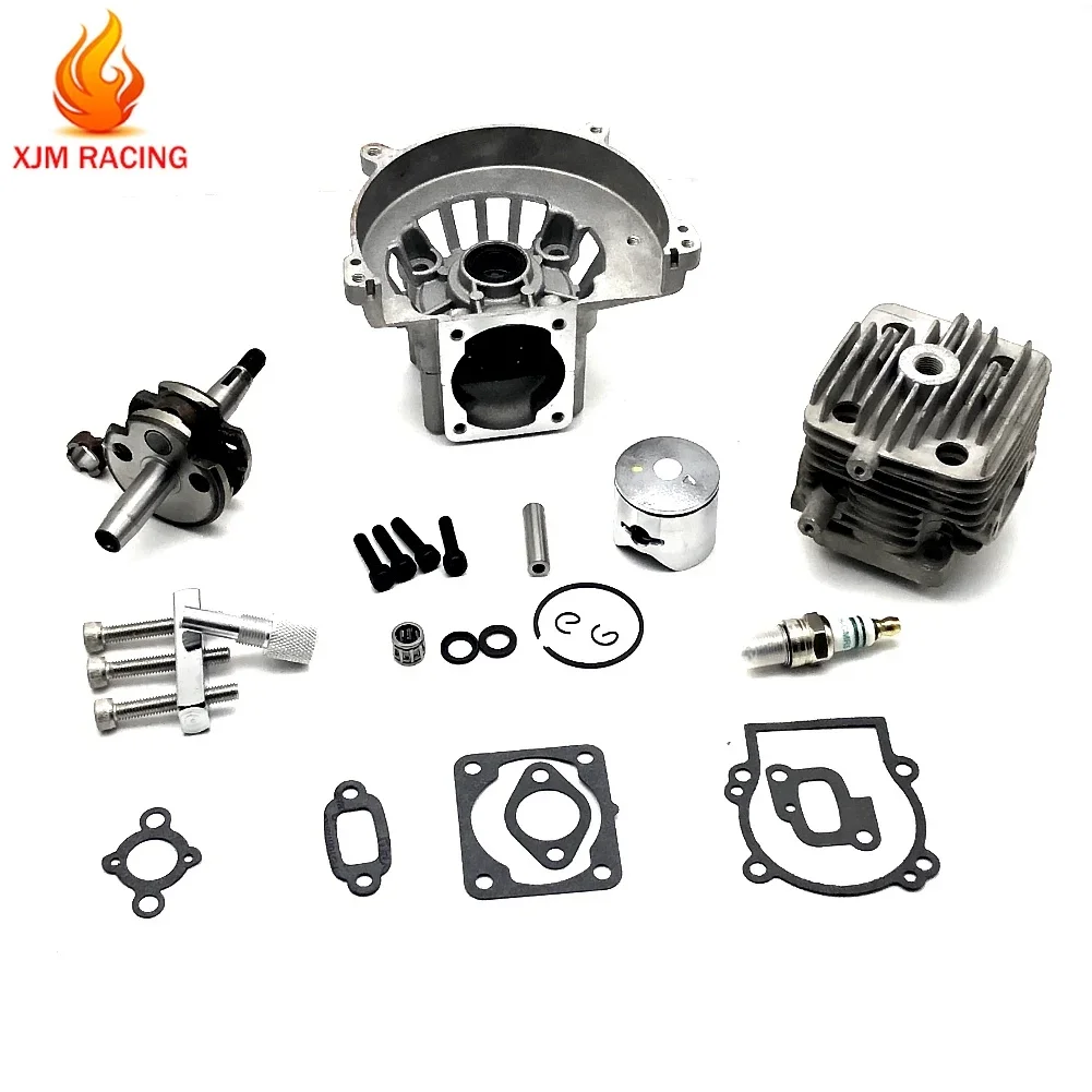 Engine Parts 30.5cc Upgrade Cylinde Kit Four Bolt Head for 1/5 HPI ROVAN KM BAJA LOSI 5IVE T RC CAR PARTS