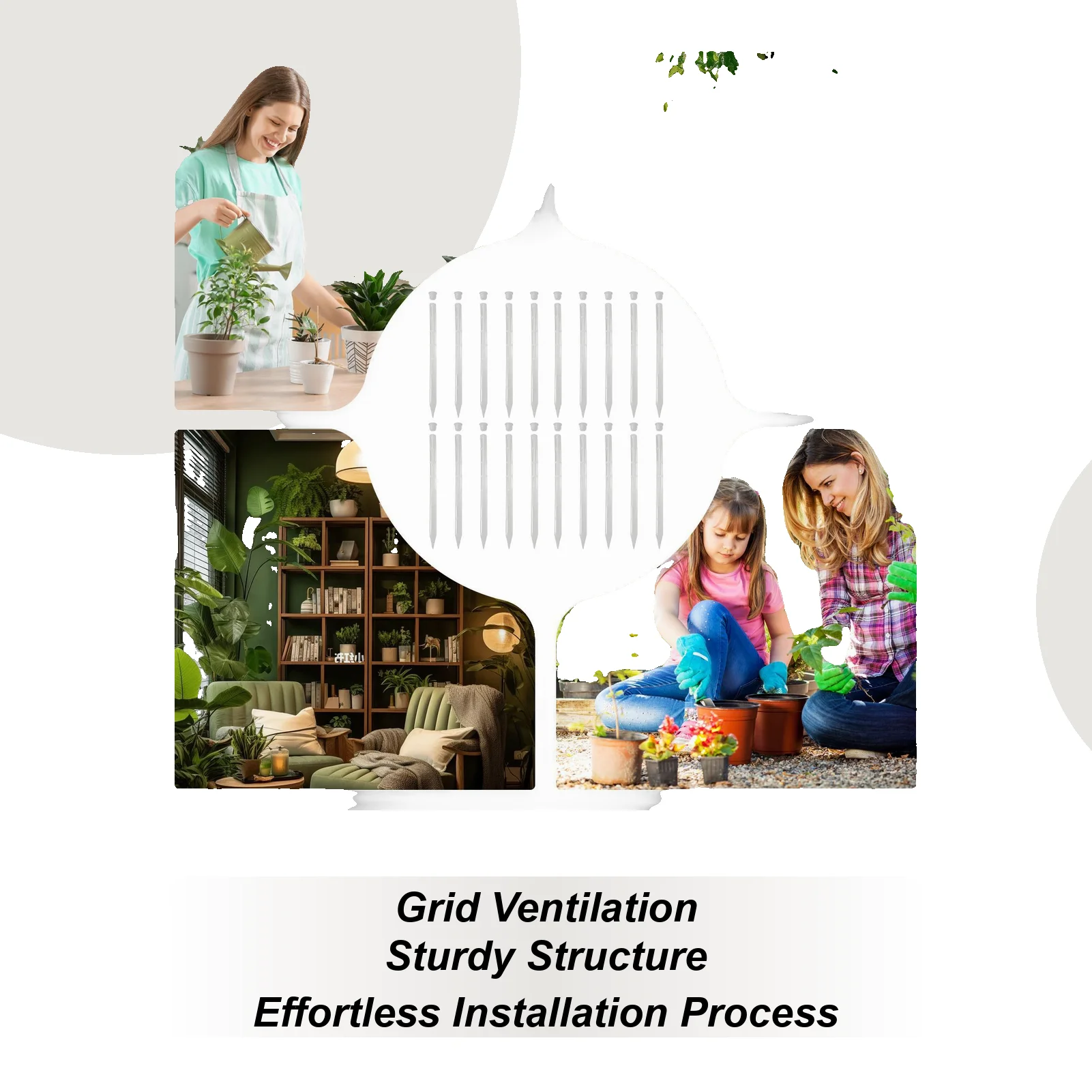 

Plant Aeration Tubes 20-Piece Small Potted Plant Soil Aerator 9.8 Inches Spikes Prevent Overwatering Sticks For Grass Garden