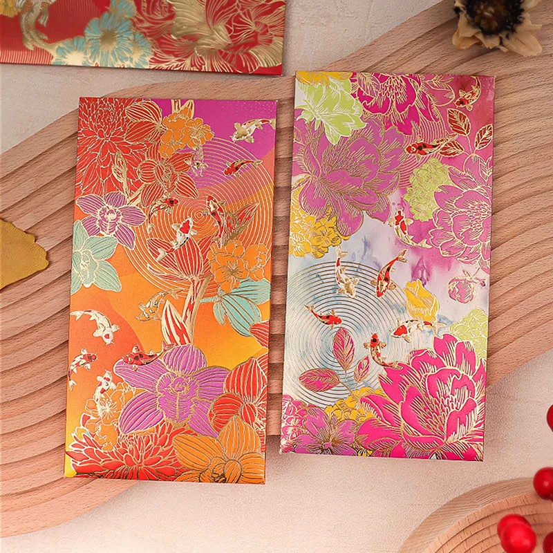 6 個の新しい赤い封筒ユニバーサルクリエイティブ鯉ハイエンド - Wedding Envelopes のレビューと価格