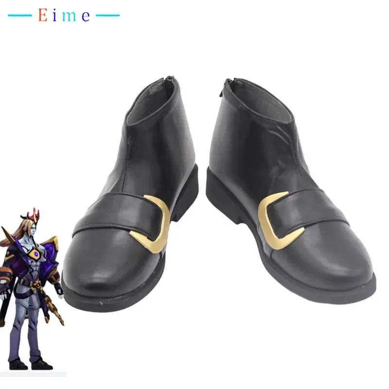 

LOL Viego Cosplay Shoes PU Leather Shoes Halloween Party Boots Cosplay Prop Custom Made