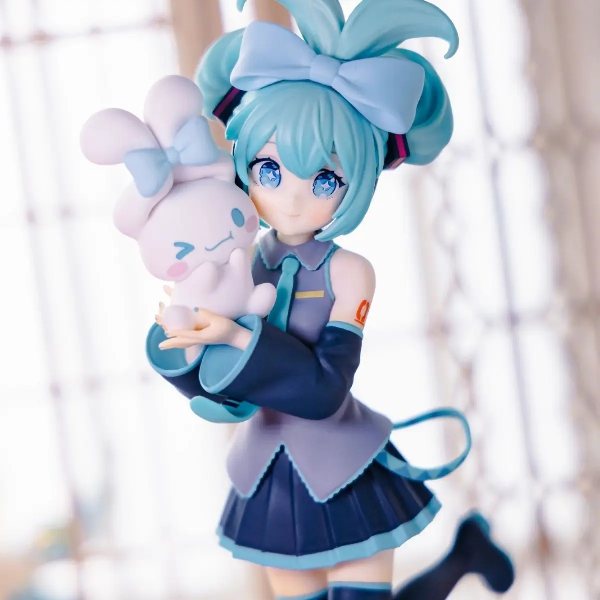 17cm Anime Hatsune Miku Figure Cinnamoroll Figurine Cute Action Figure Pvc Statue Collection Model Doll Ornament Toys Kids Gifts