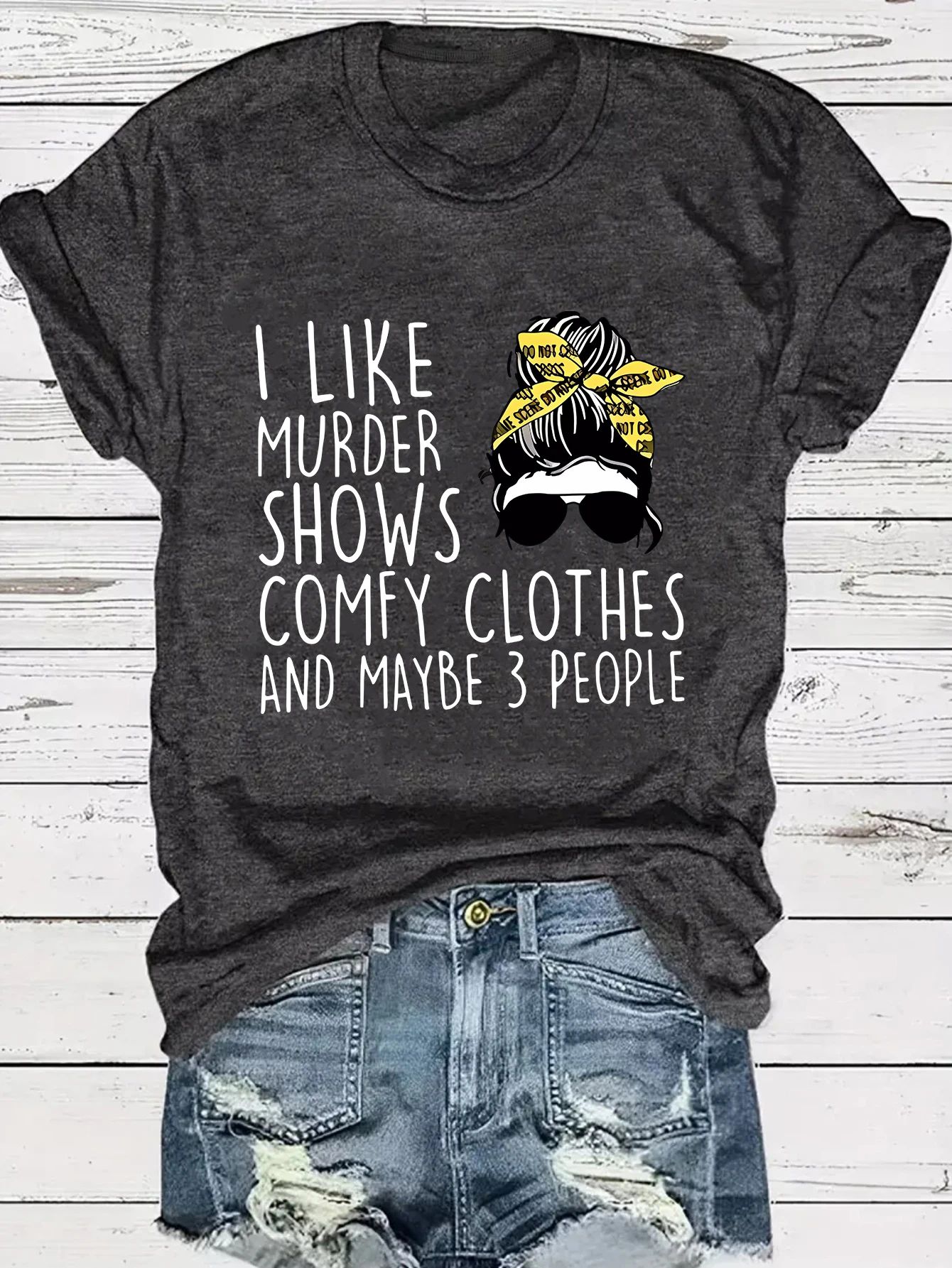 

Мне нравятся шоу убийц, удобные футболки с графическим принтом портрета, повседневные топы с коротким рукавом и круглым вырезом, лето весна, wo