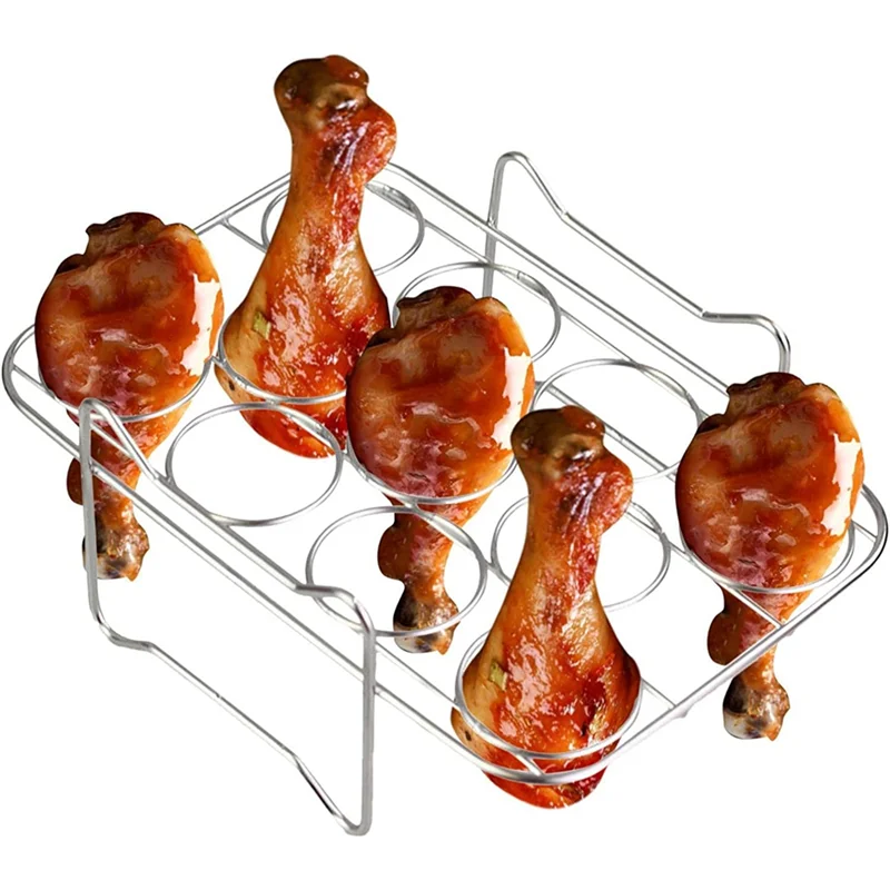 Air Fryer Rack for Ninja Foodi Air Fryer DZ201, DZ401, 304 Stainless Steel Rack for Steaming, Air Fryer