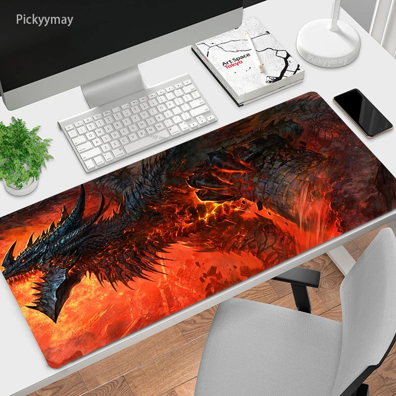 World Of Warcraft Mouse Pad Computer Laptop Mouse Mat Large Mousepad Keyboards Table Carpet  Gaming Desk Play Mats Locking Edge