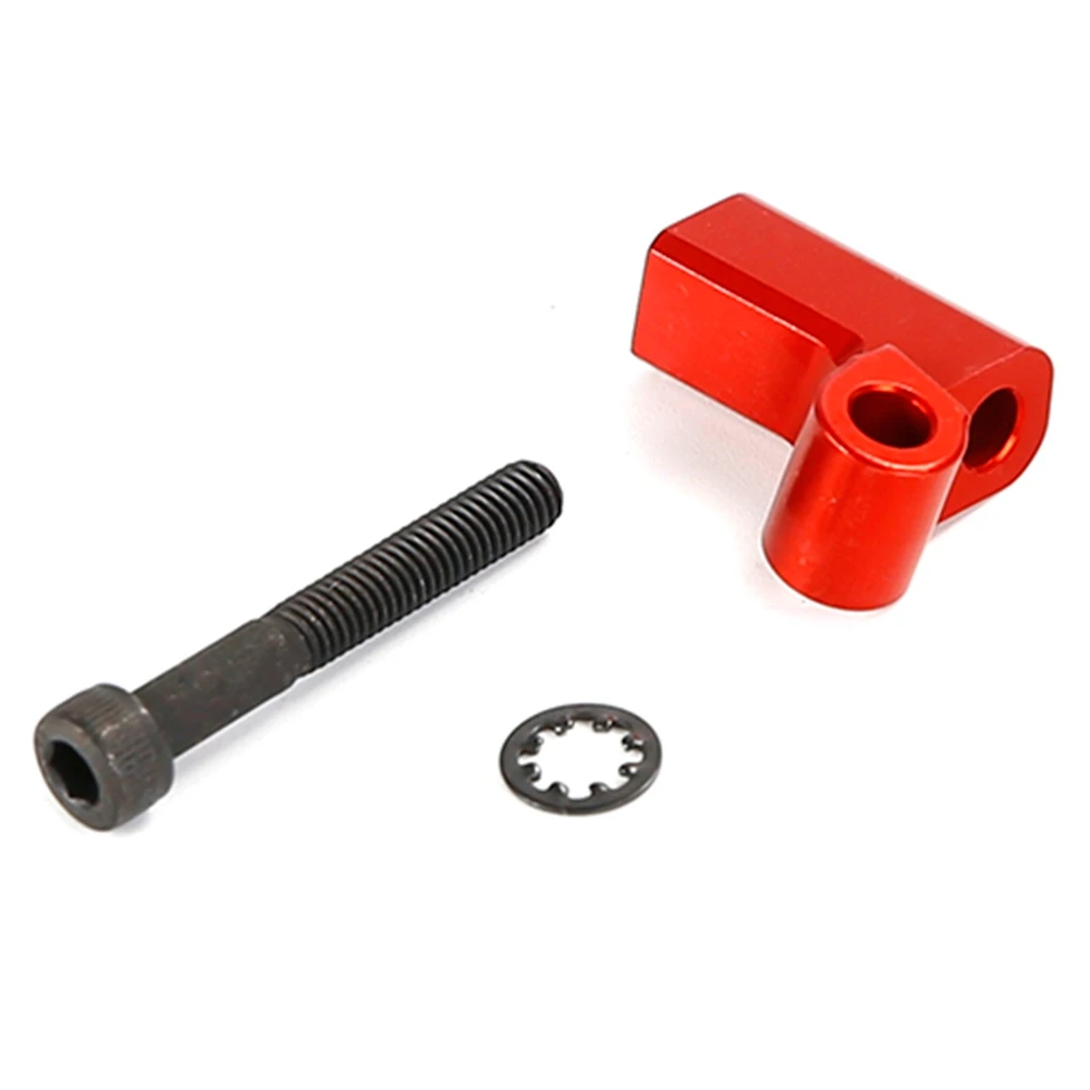 CNC Metal Motor Fixação Bloco Kit, RC Car Brinquedos Peças, 1/5 ROVAN KM BAJA 5B 5T 5B 5SC TRUCK, Vermelho