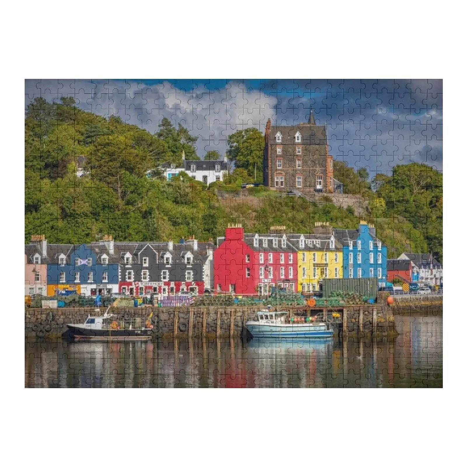 

Пазл Tobermory Harbour, индивидуальное имя, дерево, персонализированные детские подарки, фотопазл