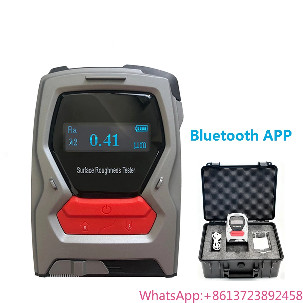 Medidor de rugosidad de superficies Bluetooth APP, Ra Rz Rq Rt, máquina portátil para medir la rugosidad de superficies, 20 horas de duración de la batería, función de reposo automático