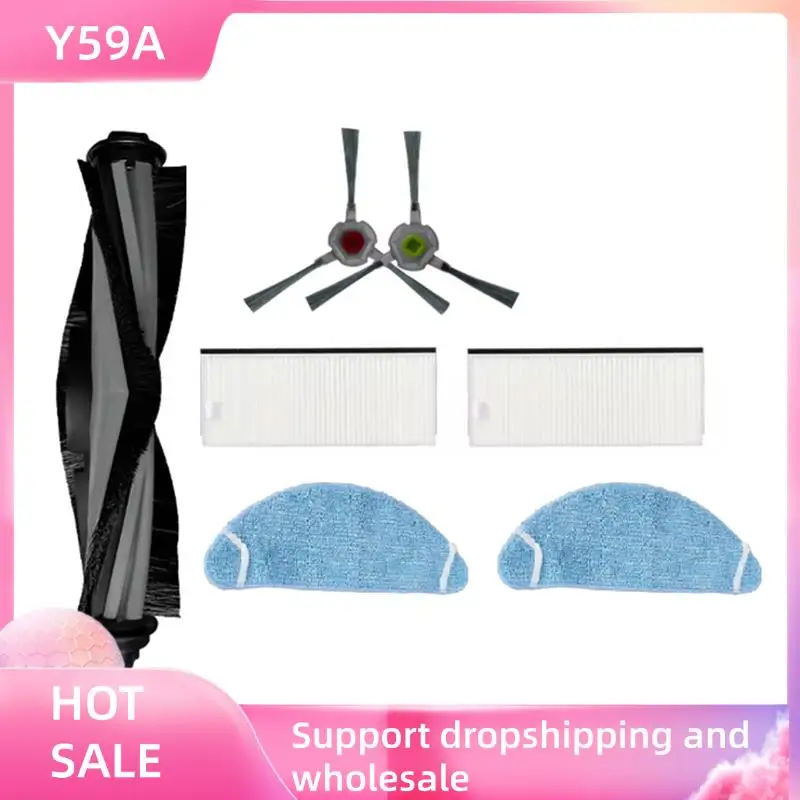 Y59A For Yeedi K650 Self Emptying Robot Vacuum Main Side Brush Rag Dust Bag Ultra Durable Accessories Essential Vacuum Accessori