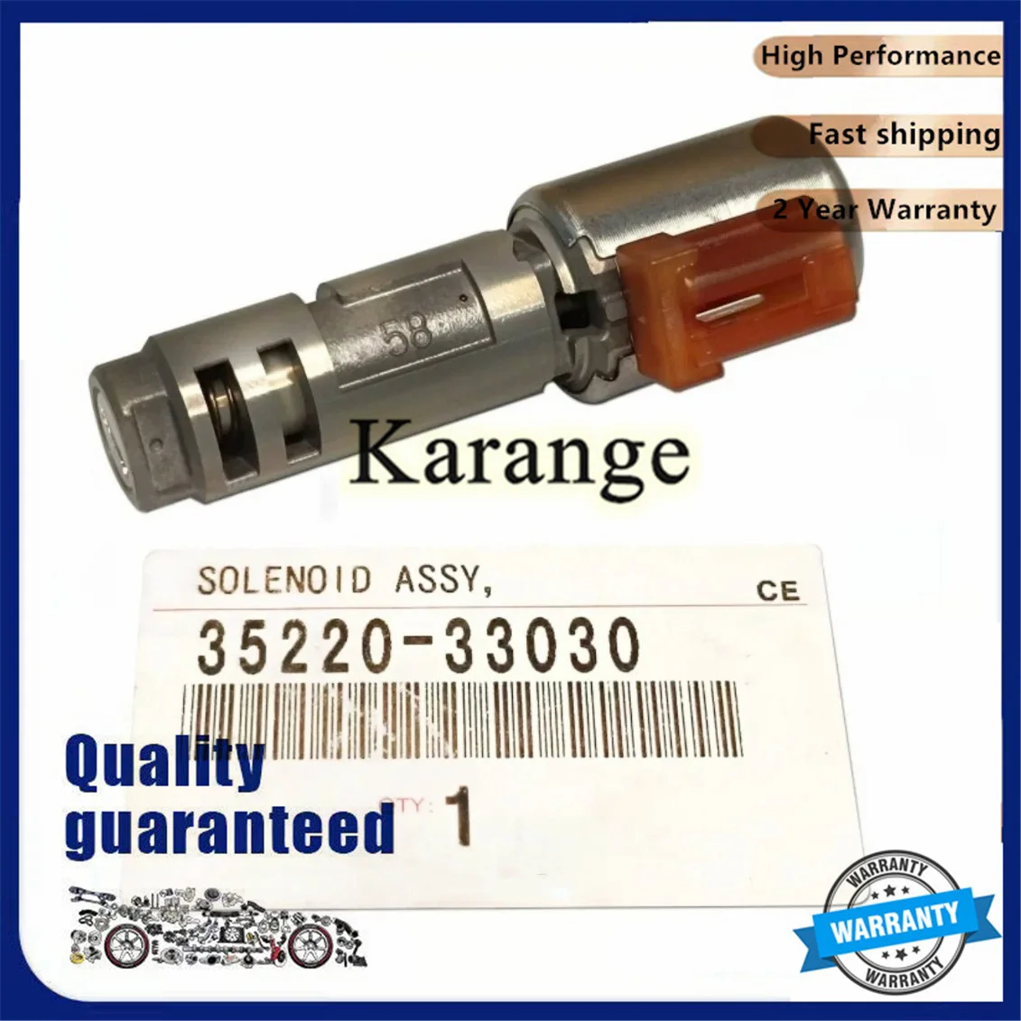 

35220-33030 3522033030 33290-33040 Электромагнитный клапан управления переключением передач в сборе для Toyota RAV4 U140E U150E U241E U250E U660E