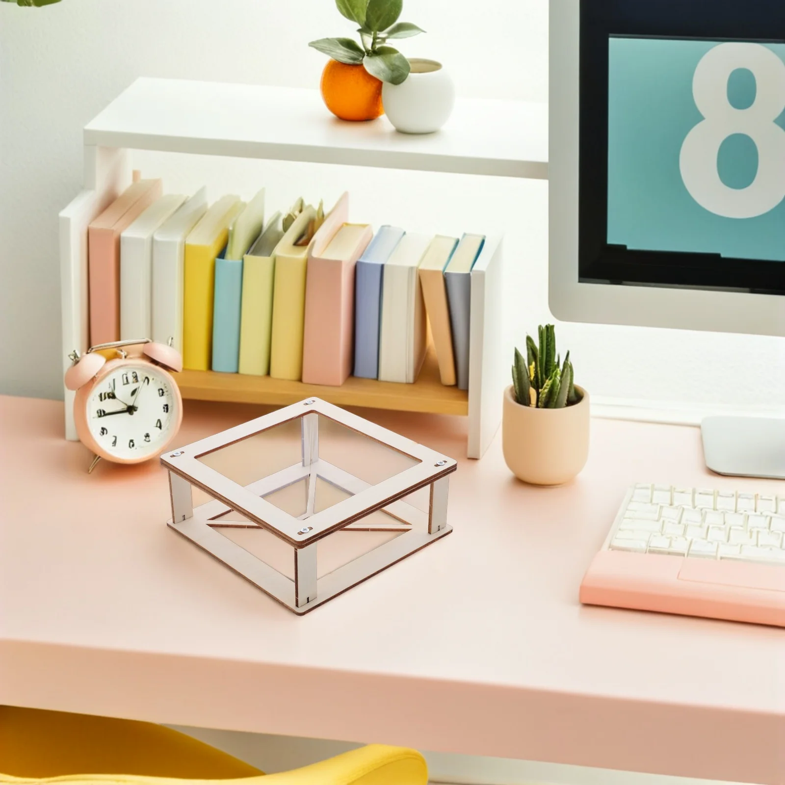 6 مجموعات DIY جهاز عرض ثلاثي الأبعاد للهواتف الذكية ثلاثية الأبعاد عرض الهرم حامل تعلم العلوم التفاعلية مجموعة تعليمية للأطفال