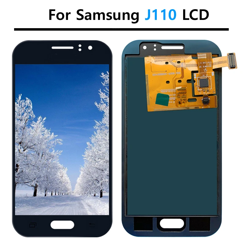 SUPER AMOLED For Samsung Galaxy J1 Ace J110 LCD Display Touch Screen Digitizer Assembly J110M J110L J110F Display Screen Repair