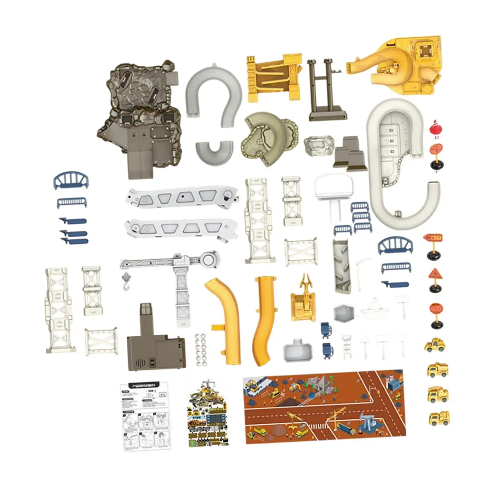 

Construction Vehicle Toy Race Car Track Construction Play Set for Age 3-8