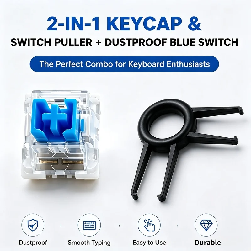 Mechanical Keyboard Switches Blue Brown Black Red Shaft Linear Tactile Switch for DIY Mechanical Keyboard Mod Free Keycap Puller