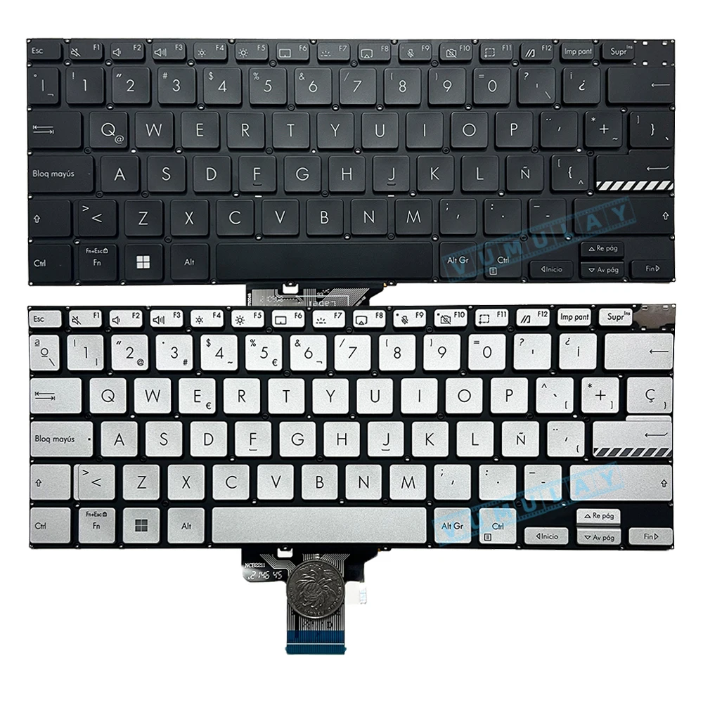 US/Latin/Spanish Backlit Keyboard for ASUS Vivobook Pro 14 X3400