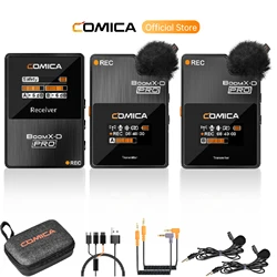 Comica BoomX-D Pro-Microphone professionnel sans fil, appareil photo, téléphone, PC, YouTube, blogueur, revers, canal touristique, 2.4GHz