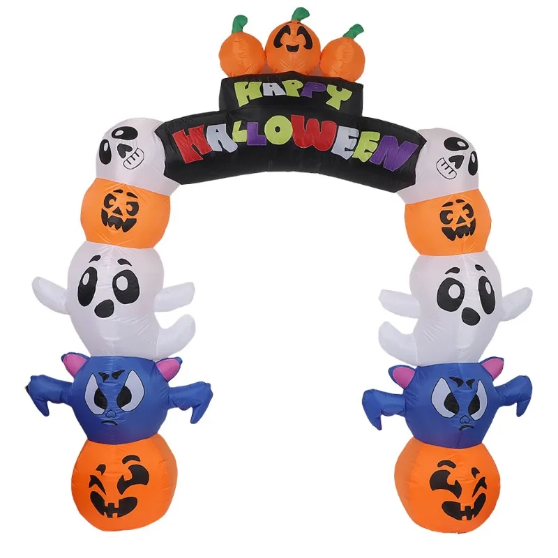 

Halloween inflatable air model 2.5 meters, elf pumpkin combination