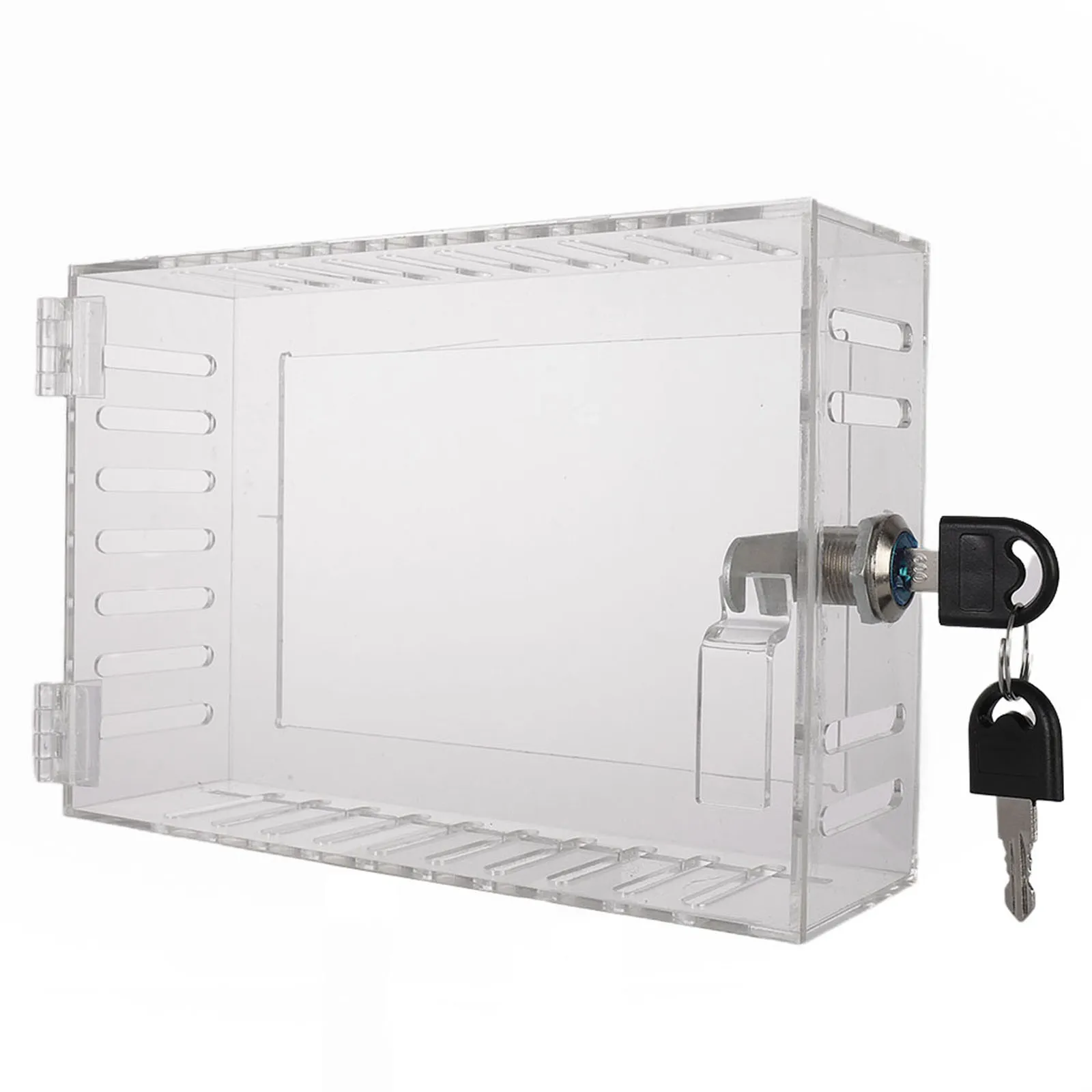 Thermostat Key Lock Thermostat Lock Box Home Use Office Use High-quality PS Materials Includes 2 Keys No Discoloration