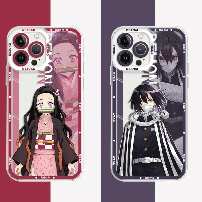 Coque de téléphone Anime Demon Slayer pour Xiaomi, 13T, 12T, 11T, 10T, 14, 11 Lite, 5G, NE, POCO F6, X6, Pro Bery, NDavid, X5, Tage, F3, F4, F5, M6, M5S, C65