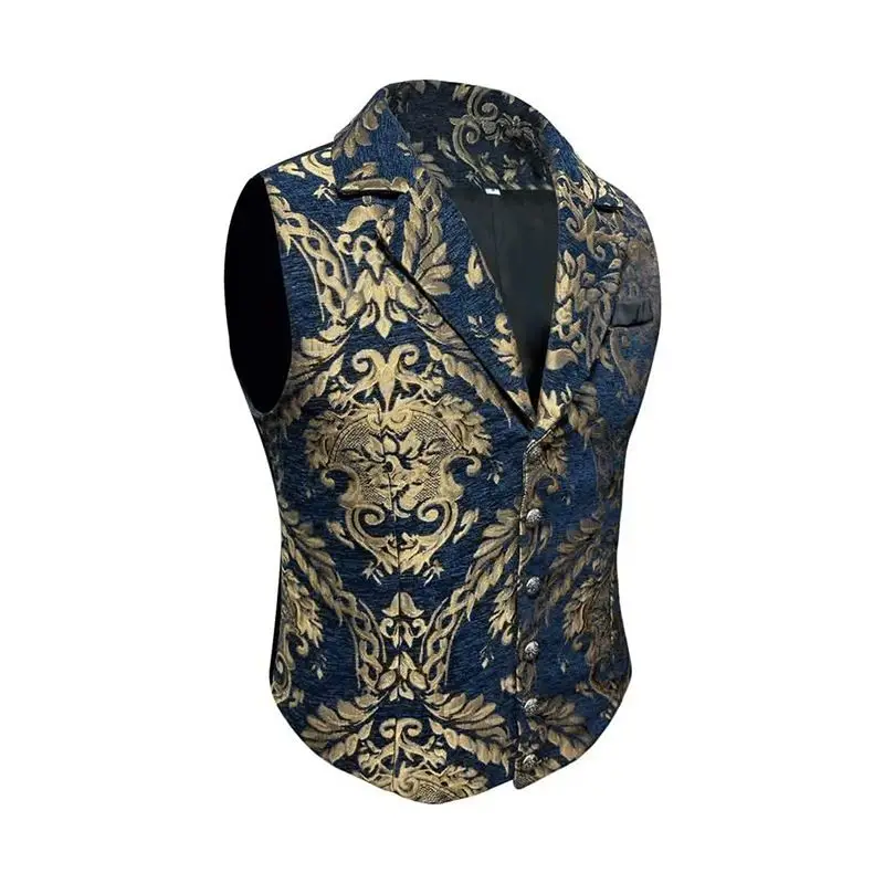 

Fashionable New Single-breasted Suit Vest Vest Men's Sleeveless Jacket