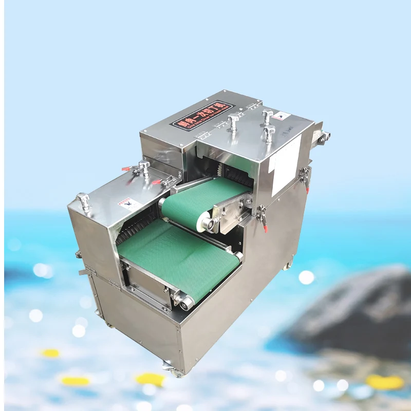 

750W Commercial Fresh Meat Dicer Machine Dual Motor High Efficiency Meat Processing Equipment