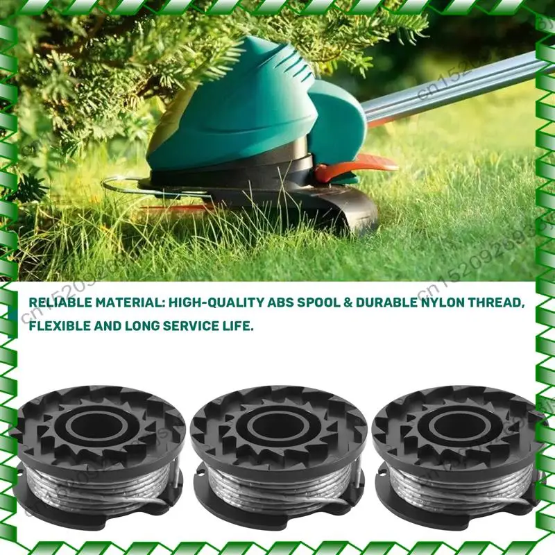 

-BOFF 3 Pack String Trimmer F016800569 Spool Line With F016F04557 Spool Cover For Easy Grass Cut ART 23SL 26SL