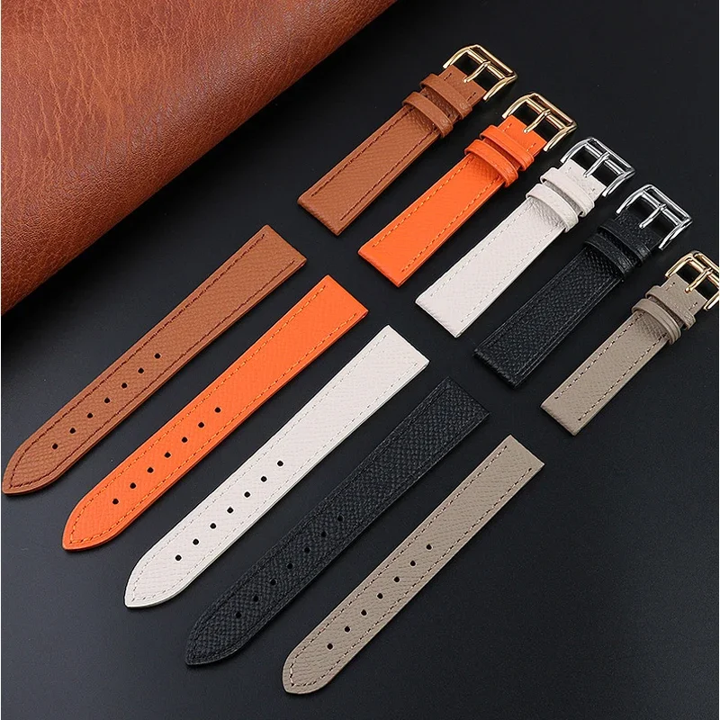 Genuine Leather Strap Of The Watch Is Suitable For Hermes 14mm 16mm 18mm  Fashionable Comfortable Soft cowhide Bracelet