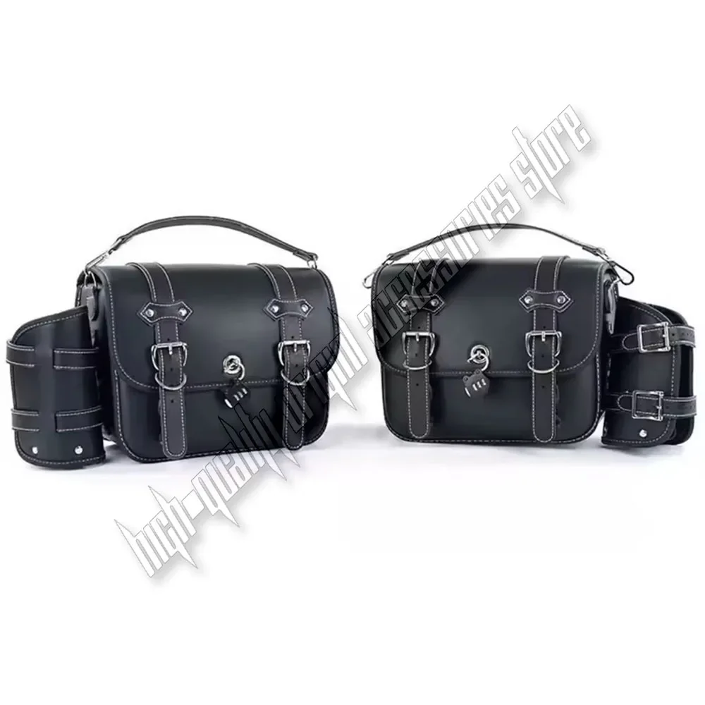 Waterproof Durable Canvas Side Bag for Benda Chinchilla 125 Motorcycle Modification Accessory Chinchilla125 Chinchilla Side Bag
