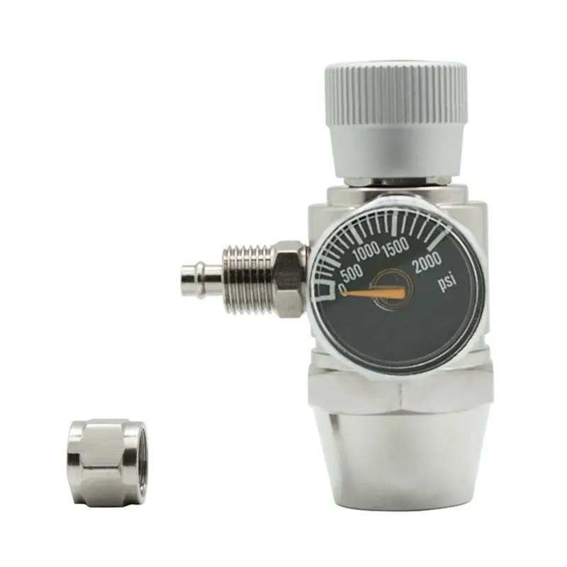 Gen Basic Aquarium Regulator CO2 Regulator 2000Psi Pressure Gauge For 6Mm Suction Tube 5/8-18UNF