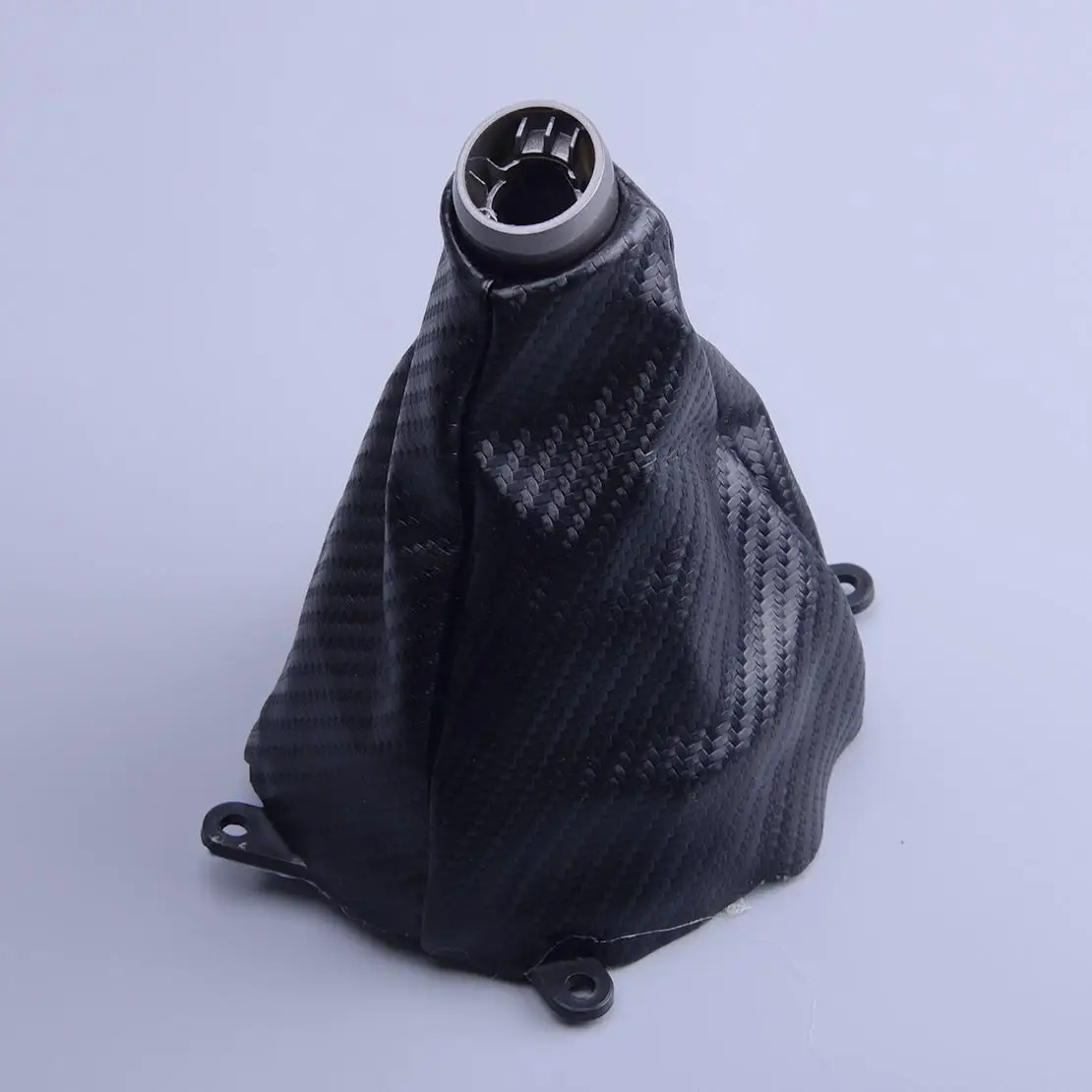 Gear Shift Knob Gaiter Boot Dust Cover Cap Carbon Fiber Texture Fit For Honda Civic Si Coupe Sedan 2006 2007 2008 2009 2010 2011