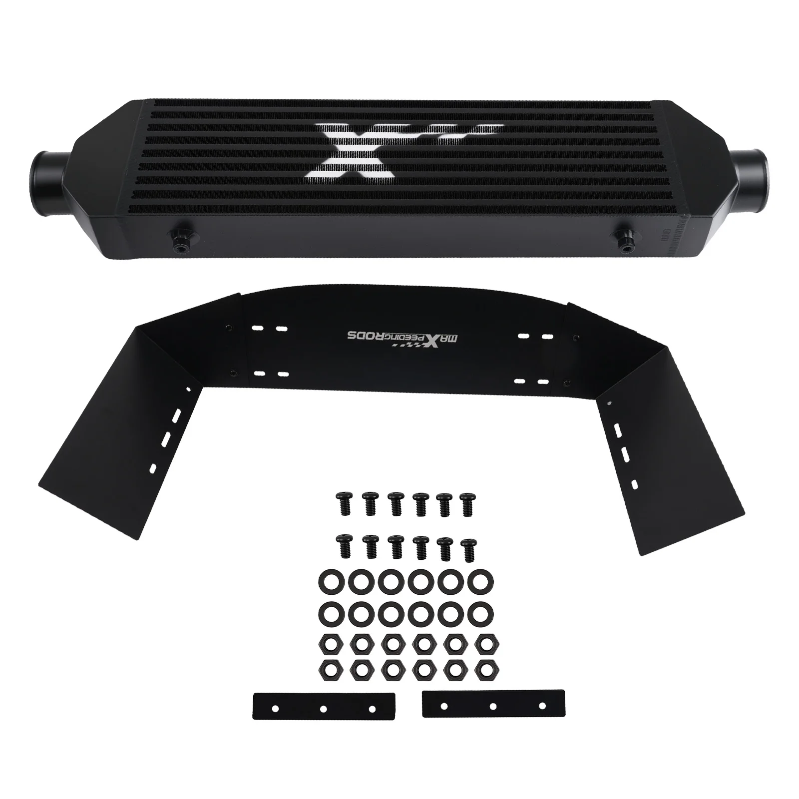 

Bar Plate Turbo Intercooler 710x190x65mm Aluminum Universal with Mounting Kit