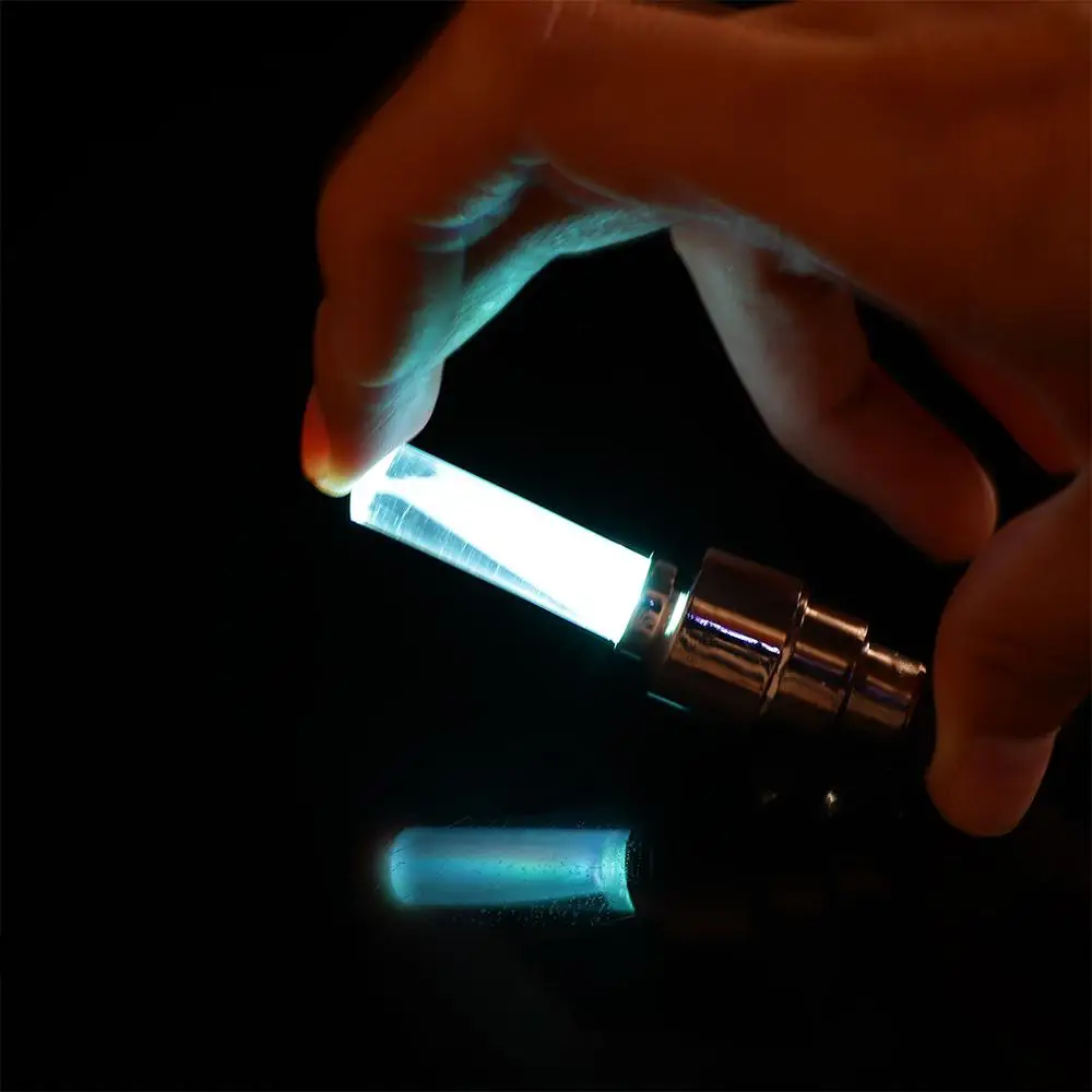 7 اللون LED ضوء فلاش سيارة الإطارات دراجة الإطارات عجلة صمام قبعات ليلة ضوء الدراجة الديكور مصباح ليد الإطارات مصباح دراجة الملحقات #6