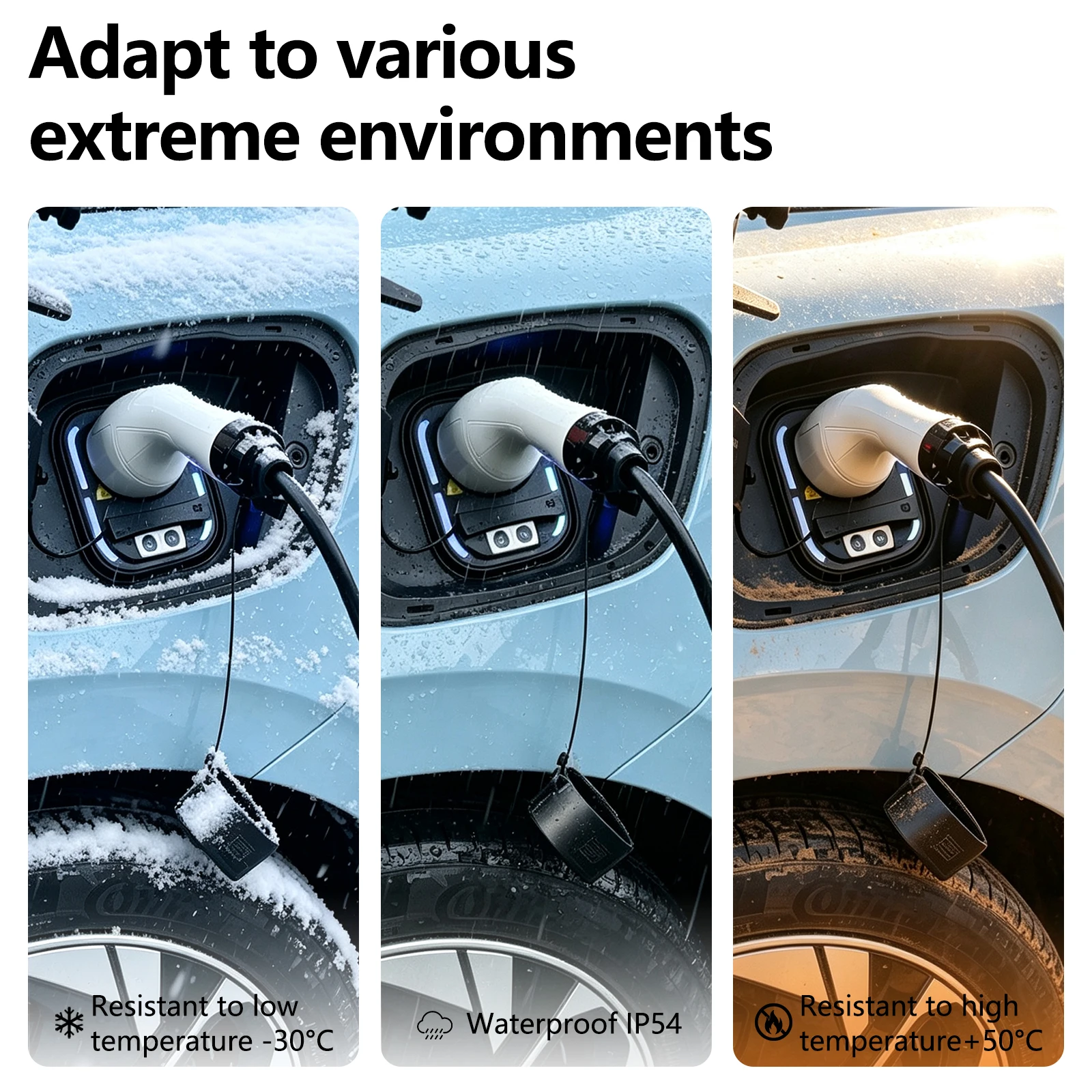 Typ 2 V2L Entladeadapter 2400W EV-Fahrzeug-zu-Last-Kabel mit AU-Steckdose für Outdoor-Camping und Notstromversorgung – Detail 6