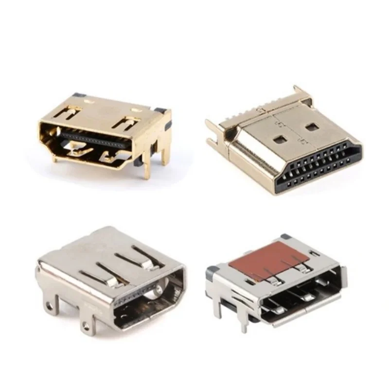 5-10pcs HDMI Connectors TypeA/C/D 19P DP-20P Female socket Male Plug High-Definition Multimedia Interface STM