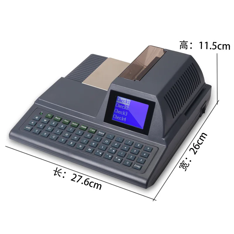 

English check printer, multi-function printable company, dedicated to the make-up date