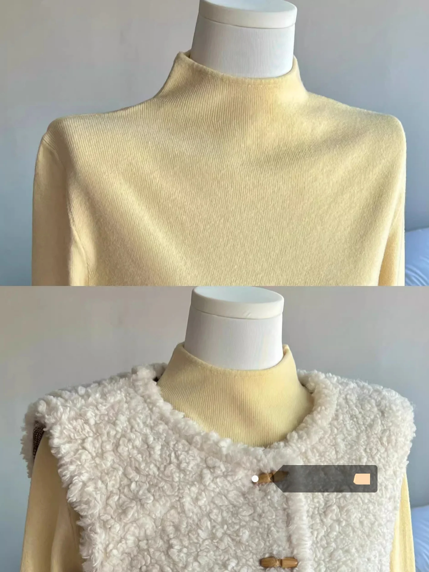 

Ele мягкий свитер с воротником-стойкой, женский облегающий свитер High Ne Base irt, теплый вязаный топ для осенне-зимних поездок на работу