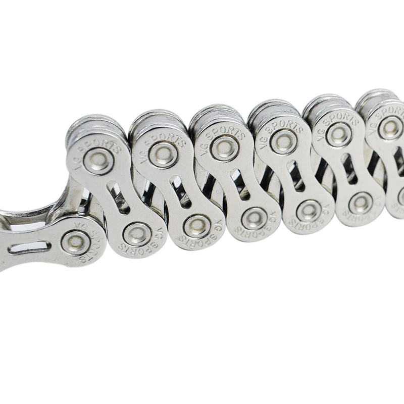 VG Sports 8 9 10 11 Speed Bicycle Chain Half/Full Hollow 8s 9s 10s 11s Ultralight 116 Links Mountain Road Bike Chains Bike Parts