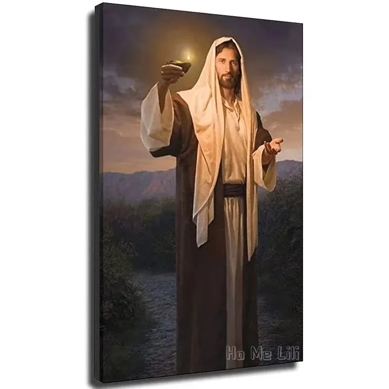 Swsport – affiche de charité avec image de Jésus-Christ, peinture sur toile, décoration murale pour chambre à coucher, décoration de la maison