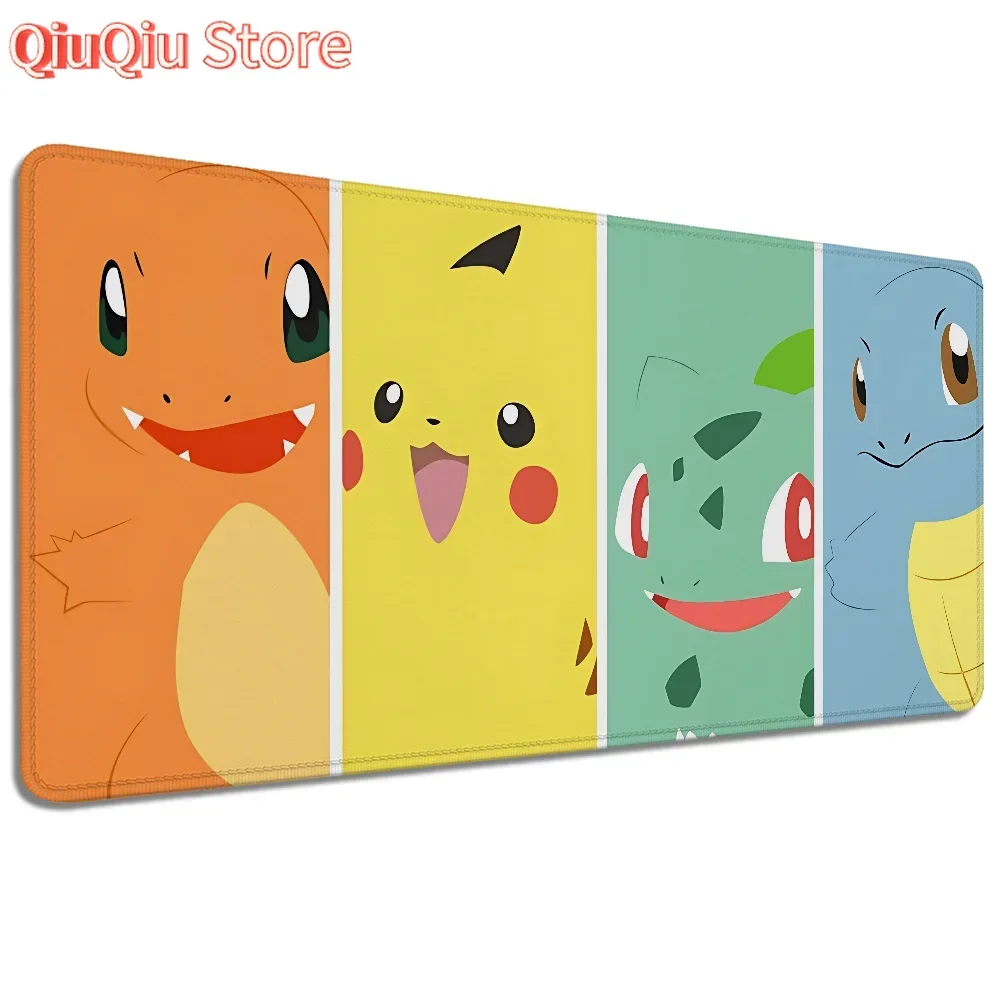 

Милый коврик для мыши, геймерский резиновый настольный коврик, нескользящий Kawaii игровой коврик для клавиатуры, коврики для мыши P-pokemons, компьютерные аксессуары