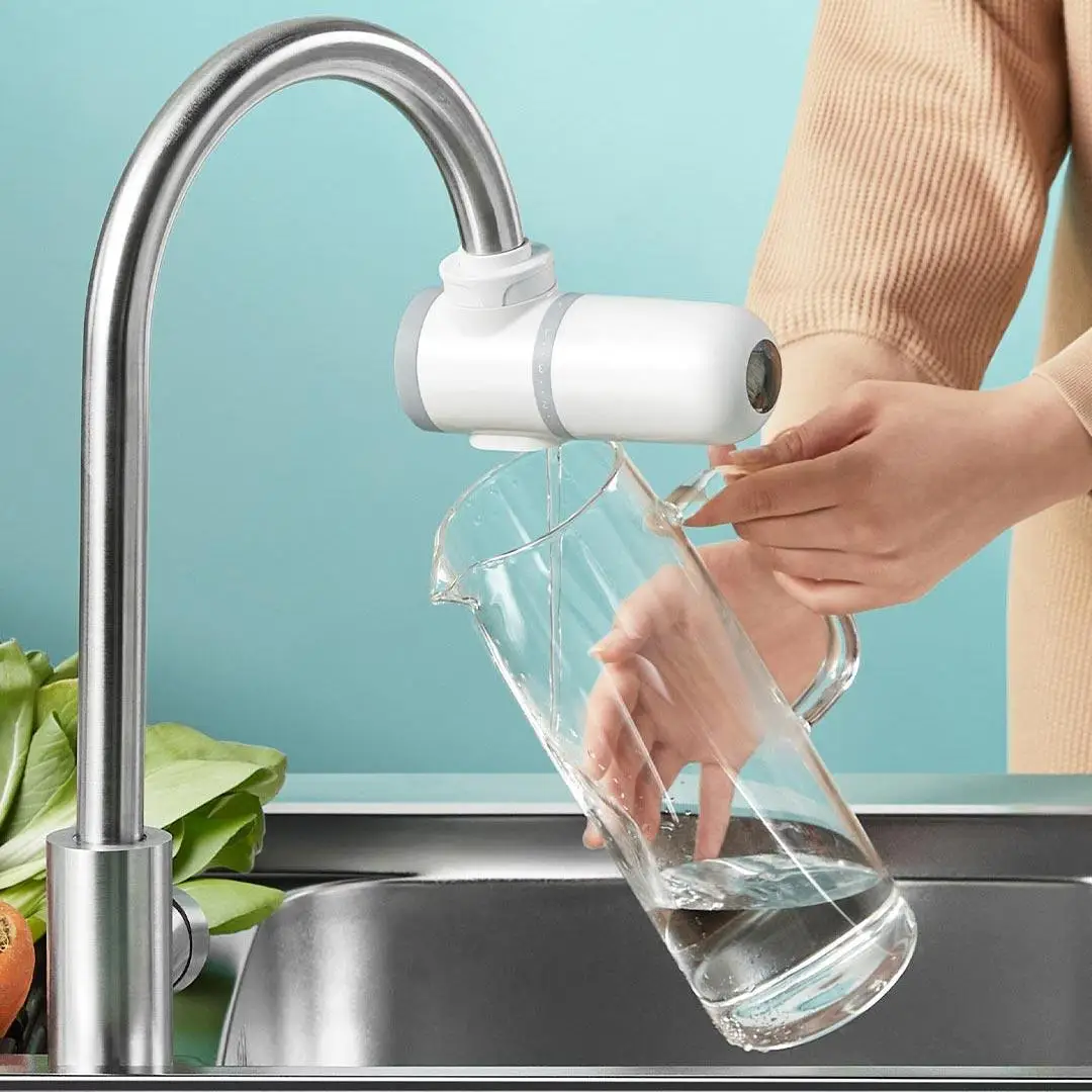 Xiaomi Water Faucet Purifiers Kitchen Faucet Percolator Water Filter Activated Carbon Filteration Device Rust Bacteria Removal