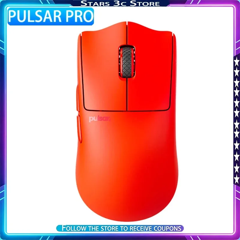 Pulsar Pro Series Carpe-X Wireless Mouse 8KHz Polling Rate Optical Micro Motion Low Latency E-sports Grade Gaming Mouse